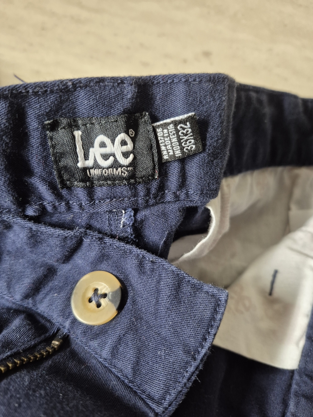 Lee Men’s Navy Relaxed-Fit Jeans